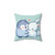 Cute Hugs and Love Pillow with Rabbit, Penguin, and Bunny Characters