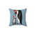 Christmas Penguins Pillow with Santa Hats
