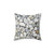 Grey Pebbles Decorative Pillow