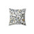 Grey Pebbles Decorative Pillow