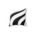 Black and White Patterned Decorative Pillow