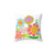 Its a Small World Goodbye Flowers Colorful Pillow