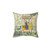 Vintage Mughal King Riding Horse Garden Pillow