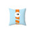 Minimalistic McLaren F1 Pastel Blue Pillow