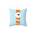 Minimalistic McLaren F1 Pastel Blue Pillow