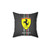 Scuderia Ferrari Logo Carbon Fiber Pillow