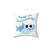 Finny The Shark 'Keep On Swimming' Motivational Pillow