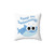 Finny The Shark 'Keep On Swimming' Motivational Pillow