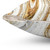 Luxury fluid ink and liquid gold marble pattern pillow