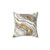 Premium Marble Swirl Gold Foil Decorative Pillow