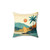 Vietnam sunset travel art pillow