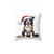 Border Collie Dog Christmas Pillow