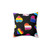 Colorful Pride Flags Hearts Pillow for LGBTQ+ Decor