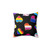 Colorful Pride Flags Hearts Pillow for LGBTQ+ Decor