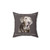 Soft silver Labrador retriever pillow
