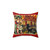 Vintage 1890 Circus Advertising Print Pillow