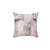 Blush Pink Abstract Decorative Pillow