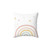Pastel Rainbow Nursery Pillow