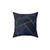 Navy and Copper Geometric Decorative Pillow