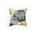 Watercolor stamp collector decorative pillow