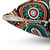 Aboriginal Turtle Art Decorative Pillow