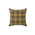 Cornish Tartan Pillow for Home Decor