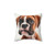 Cute Boxer Puppy Dog Portrait Pillow