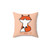 Cute Fox Themed Pillow
