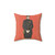 Wes Anderson portrait pillow by artist Léa Seidoux