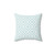 Aztec Symbol Patterned Duck Egg Blue Pillow