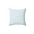 Aztec Symbol Patterned Duck Egg Blue Pillow