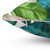 Tropical Parrot Leaves Pillow