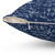 Navy Blue Geometric Equation Pillow