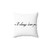 Casablanca Movie Pillow featuring the iconic quote We'll Always Have Paris