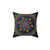Trippy Dot Mandala Throw Pillow
