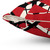 EVH Authentic Stripes Design Red Pillow