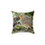 Holly Leaves Print Decorative Pillow