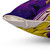 Abstract Paint Purple and Yellow Pillow