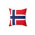 Norway Flag Decorative Throw Pillow