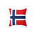 Norway Flag Decorative Throw Pillow