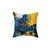 Expressionist Abstract Oil Painting Pillow