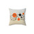Celestial pillow with planets and moons design