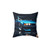 Blue Sports Car Thirty Six Pillow