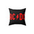 AC/DC Back in Black Decorative Throw Pillow