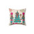Nutcracker Christmas Bow Pillow for Girls