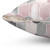 Blush Pink and Grey Mid-Century Arched Pattern Pillow