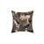 Elegant Cat Lover's Pillow featuring a tree design with cats