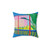 Hockney Garden Decorative Throw Pillow