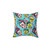 Zombie Girl Cartoon Pattern Decorative Pillow