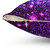 Sparkle stars turquoise blue purple accent pillow